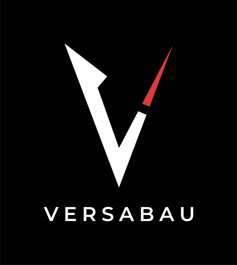 Logo: Versabau schwarzer Hintergrund